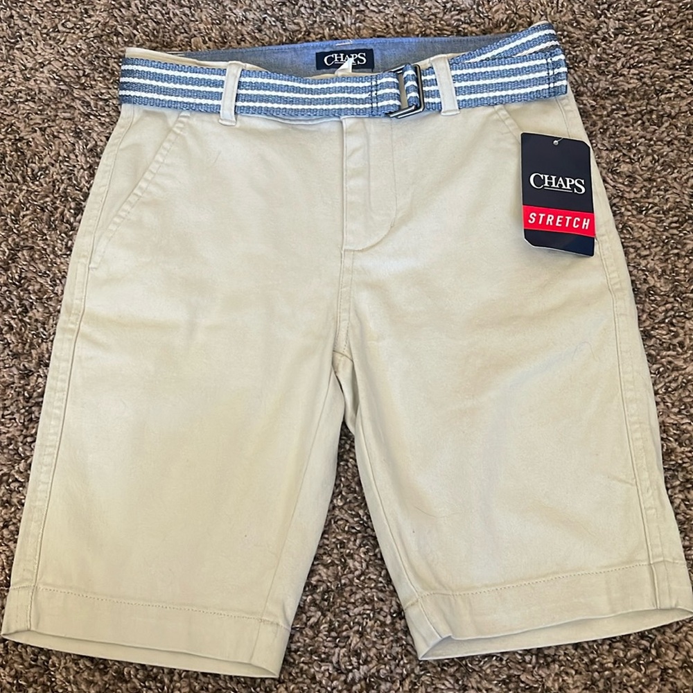 NWT chaps khaki shorts